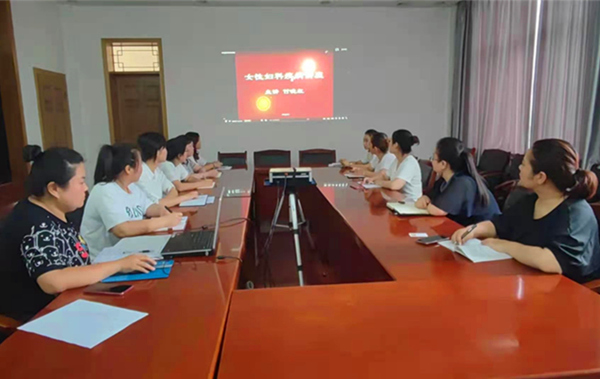 陜煤建設礦建三公司：開展“關愛女性健康 呵護美麗人生”健康知識講座