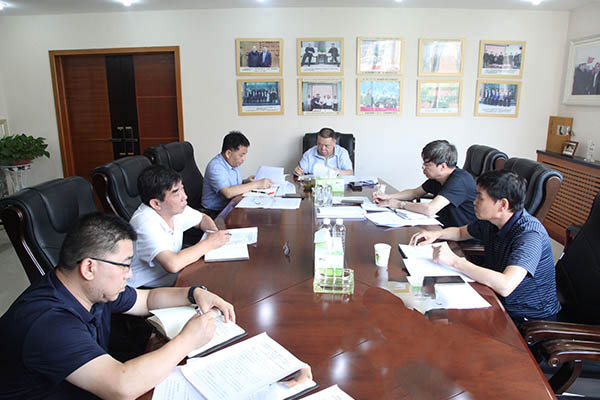 陜煤建設召開機關各部門上半年工作匯報會