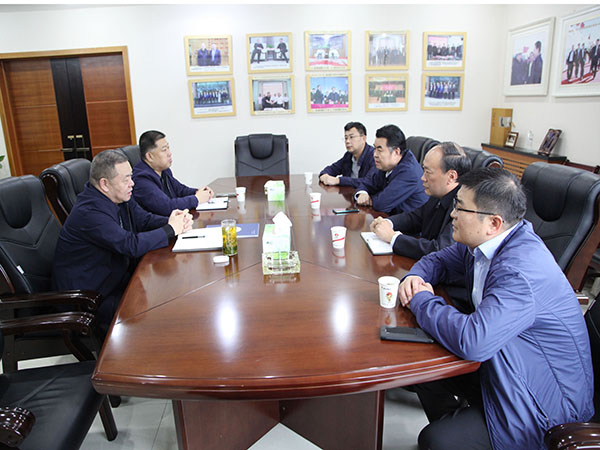 中國中鐵七局集團有限公司陜西指揮部領導一行到陜煤建設座談交流