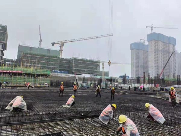 披星斬月搶工期 堅守一線抓進度