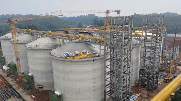 陜煤建設(shè)銅煤公司承建的四川中儲糧項目順利交付安裝