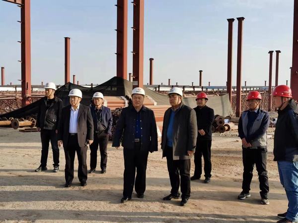 寧興剛、王寧一行深入陜煤建設澄合分公司南京金龍項目檢查指導工作