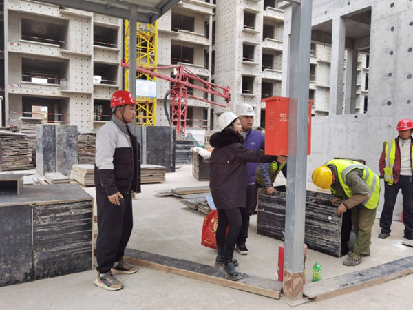 陜煤建設澄合分公司上下聯動力保冬季施工安全