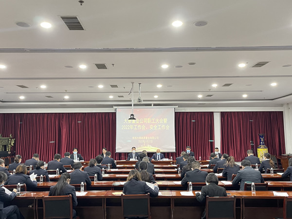 建設集團大秦置業公司召開職工大會暨2022年工作會、安全會