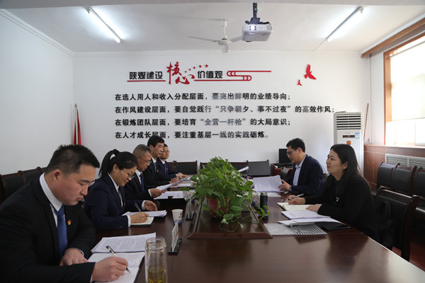 司正林蒞臨指導機電安裝公司專題民主生活會