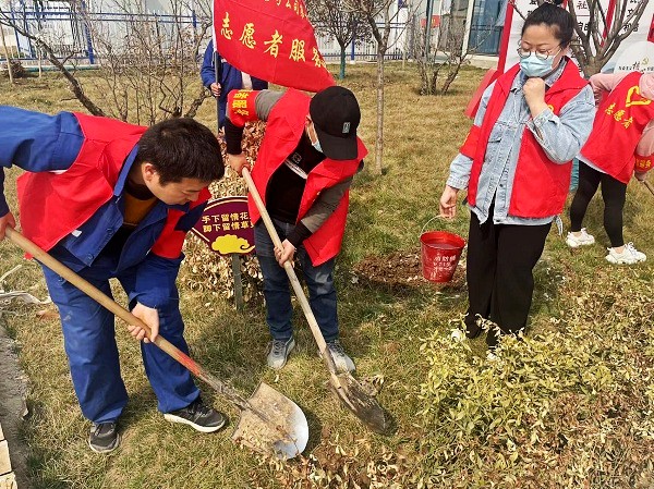 陜煤建設澄合分公司各基層單位開展“植樹護綠，美麗家園”義務植樹活動