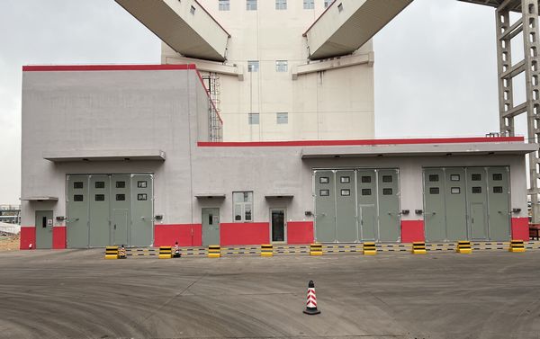 陜煤建設天工公司土建十七部推煤機庫正式投入使用