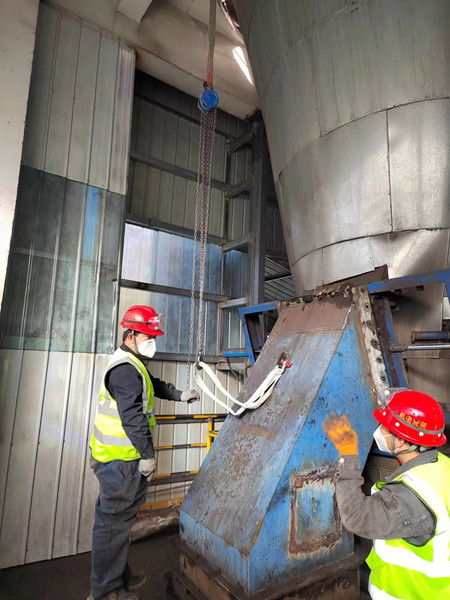 陜煤建設(shè)機(jī)電安裝公司北元化工項目部檢修項目如火如荼