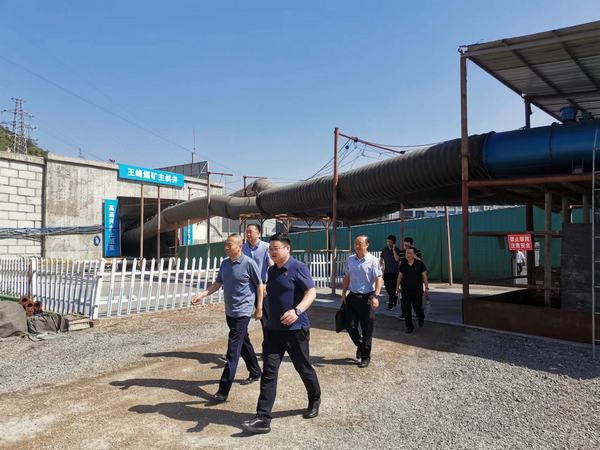 韓城礦業有限公司領導蒞臨陜煤建設礦建二公司第二項目部檢查指導工作