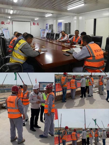 陜煤建設天工公司土建十七部全體員工齊心協力攻尖克難