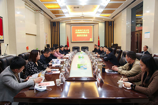 紅柳林礦業公司到陜煤建設座談交流