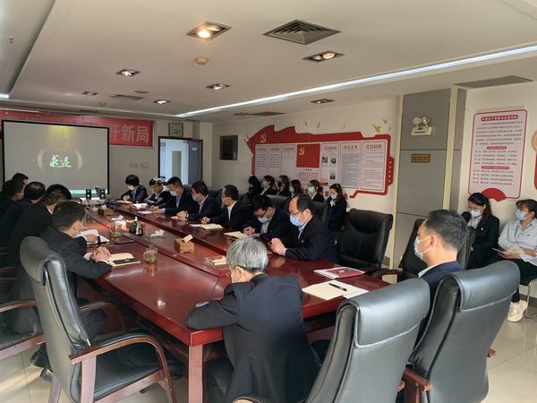 陜煤建設礦建二公司機關黨支部召開“黨課開講啦”主題黨日活動