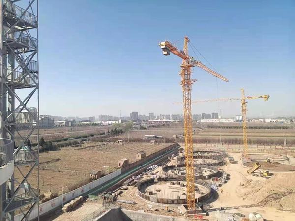 陜煤建設銅煤公司：銅川直屬庫梅坪分公司倉儲項目淺圓倉滑模施工正式拉開序幕