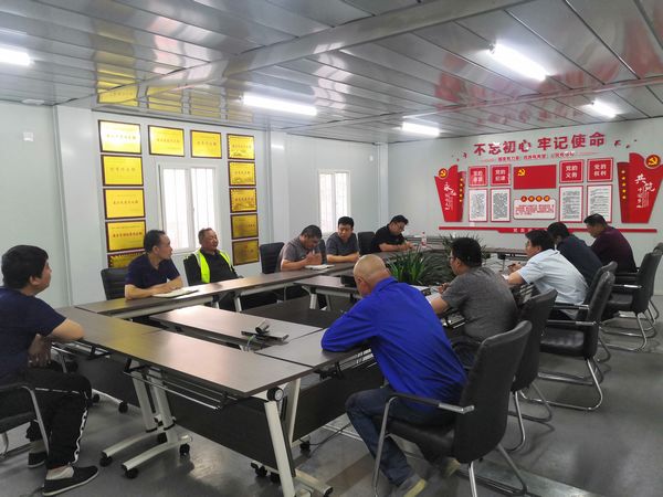 陜煤建設天工公司土建四部“三到位”筑牢重點 時段安全生產“鐵籬笆”