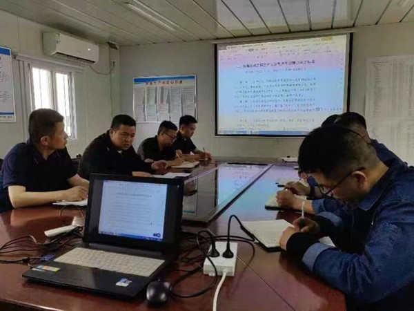 陜煤建設漢中分公司“零三違、防事故、除隱患、保安全” 主題活動如火如荼進行中