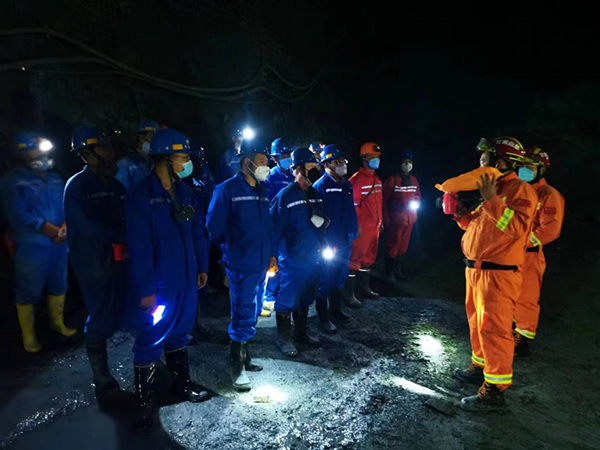 陜煤建設礦建三公司：頂板事故應急演練“動真格”！