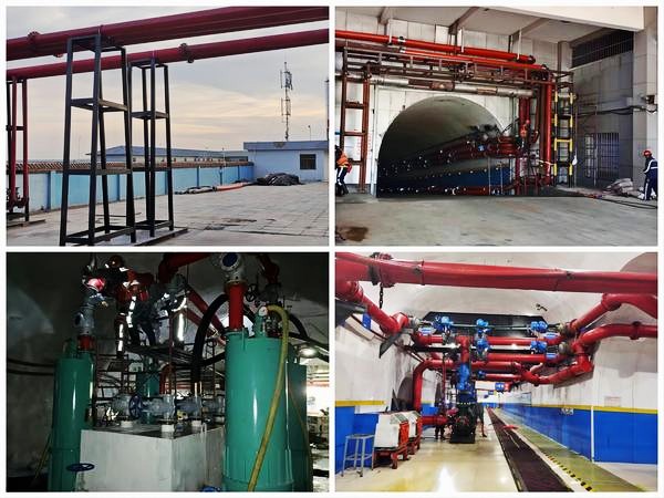 陜煤建設渭南分公司第二安裝項目部提前1天完成紅柳林煤礦二號進風斜井段排水系統