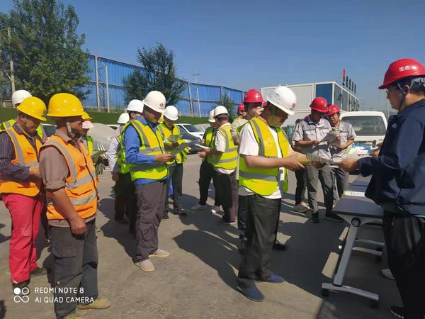 陜煤建設天工公司土建四部按下“節能降碳、你我同行” 快捷鍵