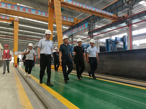 陜煤建設榆林公司承建的杭蕭綠色鋼結構產業化制造基地項目順利通過竣工預驗收