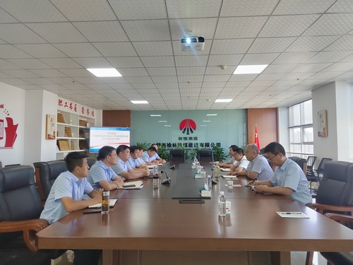 陜西陜煤嘉恒建設管理公司到陜煤建設榆林公司調研座談