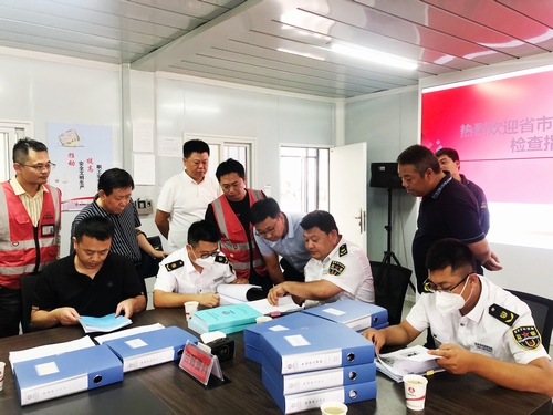 陜西省治欠辦核查組蒞臨中共榆林市委黨校(新校區)建設項目督導檢查工作