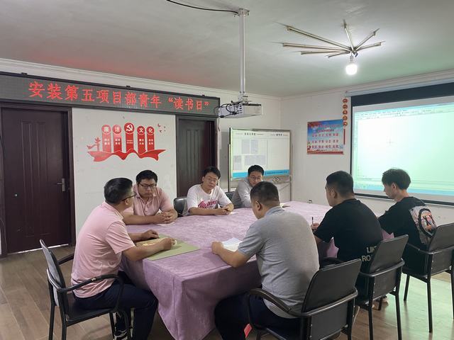 陜煤建設韓城分公司安裝五項目部：書香潤心靈 閱讀促成長
