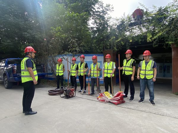 陜煤建設路橋分公司渭南項目部多舉措牢筑防汛“安全堤”