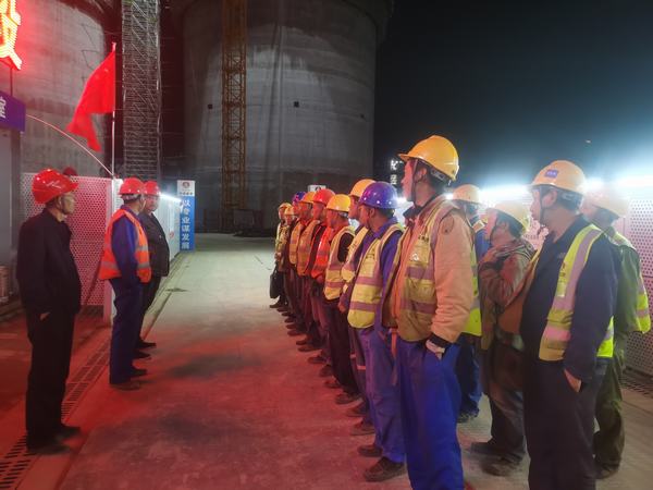 陜煤建設天工公司彬長660MWCFB示范電廠工程項目部：凝心聚力拼百日，齊抓共管保安全