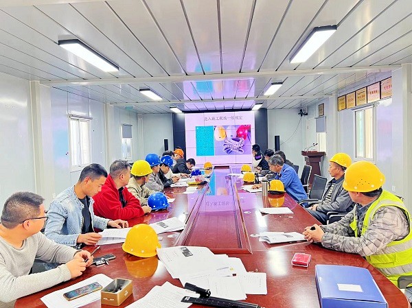 陜煤建設(shè)渭南分公司第十一項(xiàng)目部在寒冬里書寫建設(shè)篇章