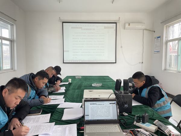 陜煤建設渭南分公司第十五項目部上好開工第一課 為復工復產保駕護航