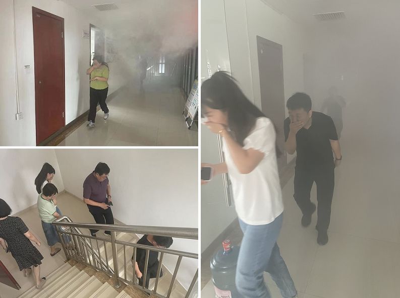 陜煤建設天工公司:聚鄰里單位合力助演練,依應急方案逃生顯真章