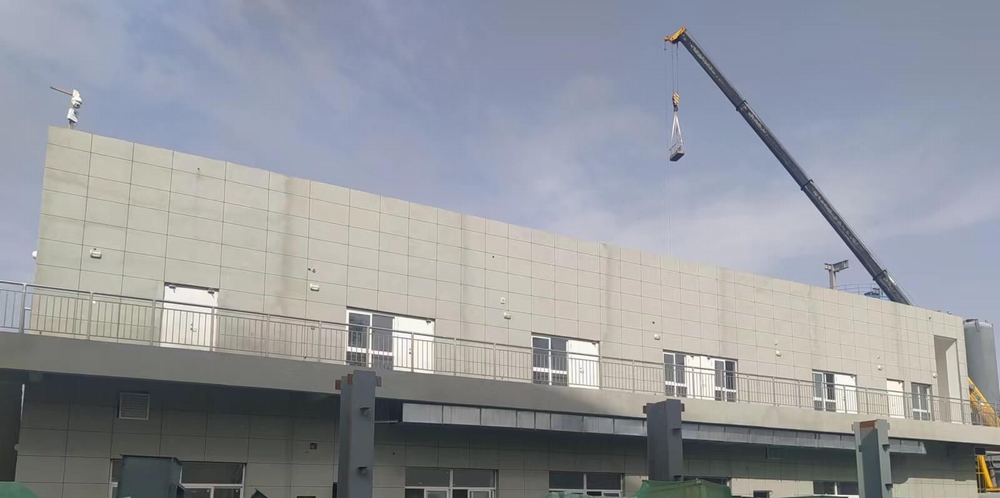 陜煤建設天工公司承建的神木固廢資源綜合利用項目中控樓工程順利通過竣工驗收