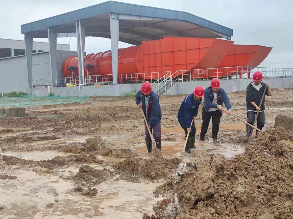 陜煤建設天工公司土建九部：防洪搶險顯擔當，共筑安全新防線