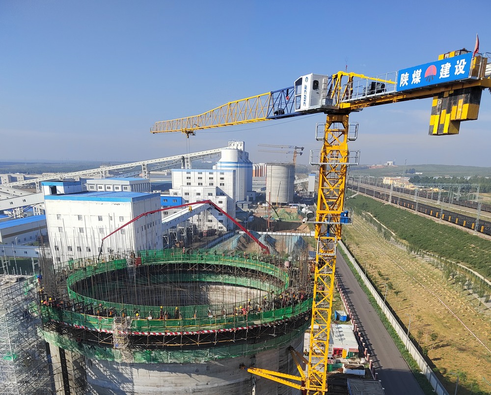 陜煤建設第二直屬項目部:滑模施工戰正酣,全力沖刺保進度