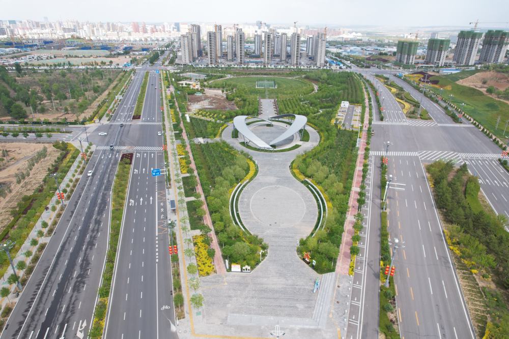 陜煤建設榆林公司承建的科創新城同慧公園項目順利通過竣工驗收