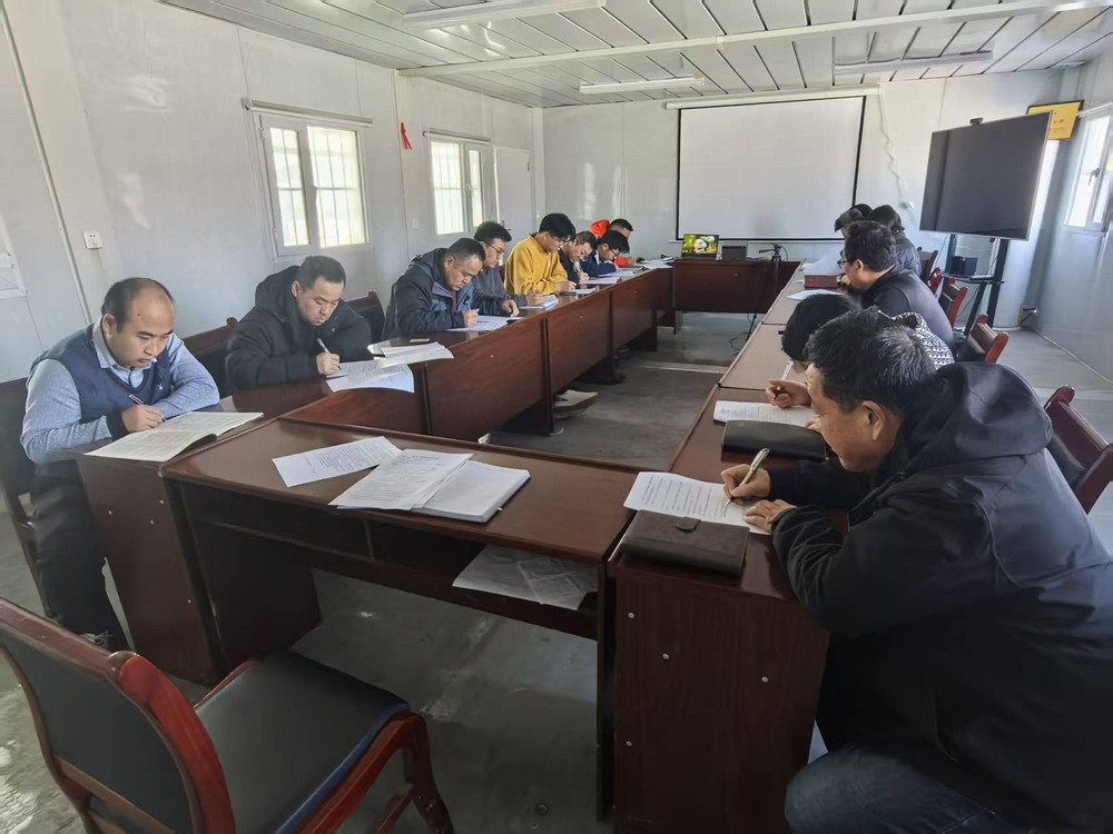 陜煤建設天工公司新疆第一項目部：“課”不容緩，筑牢復工安全防線