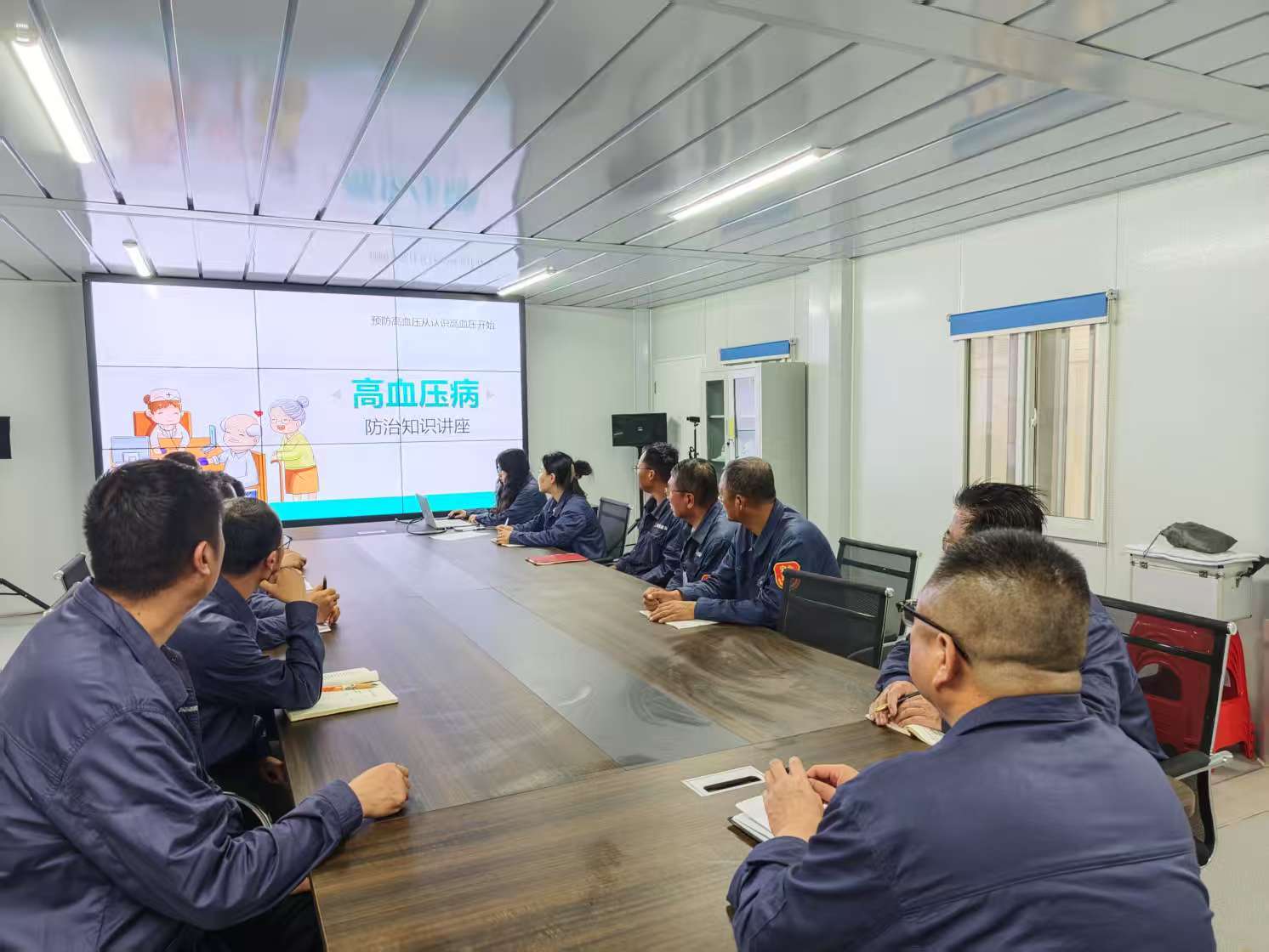 陜煤建設韓城分公司土建四項目部同筑健康防線，共守職工美好明天