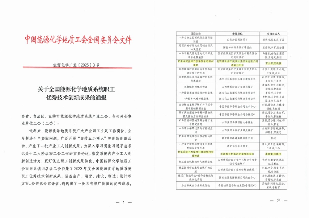陜煤建設(shè)渭南分公司：五小創(chuàng)新綻放科技之光 讓機(jī)車信號(hào)燈開啟“超長待機(jī)”模式