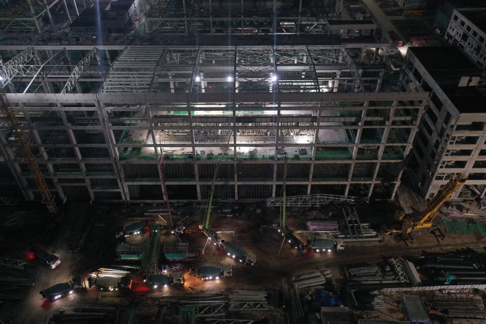 1800m3、21小時 見證陜煤建設黃陵電廠主廠房項目汽輪機建設新突破